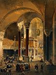 Hagia Sophia, Interior, Constantinople, Published 1852-Gaspard Fossati-Giclee Print