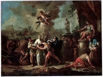 The Martyrdom of Saint Lawrence, 18th Century-Gaspare Diziani-Framed Giclee Print