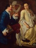 The Marriage Contract-Gaspare Traversi-Framed Giclee Print