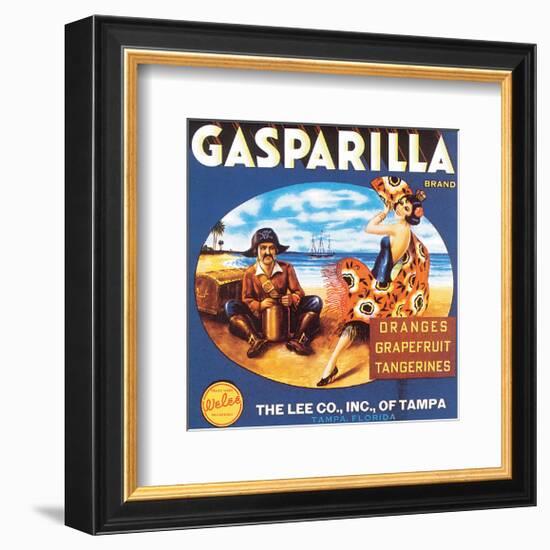 Gasparilla Citrus, Florida-null-Framed Premium Giclee Print