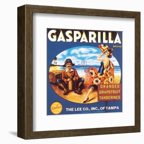 Gasparilla Citrus, Florida-null-Framed Premium Giclee Print