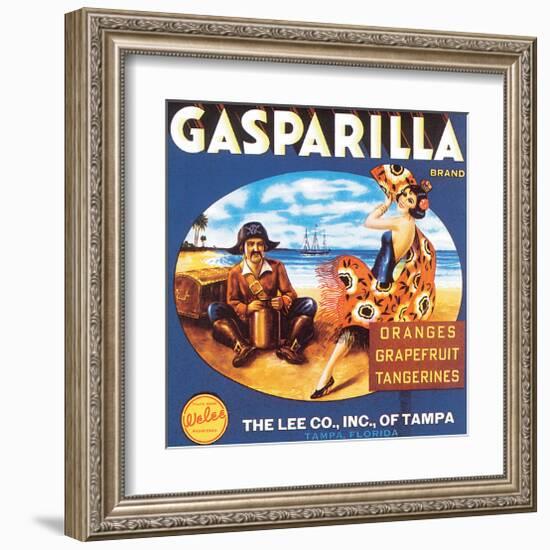 Gasparilla Citrus, Florida-null-Framed Art Print