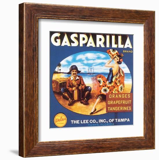 Gasparilla Citrus, Florida-null-Framed Art Print