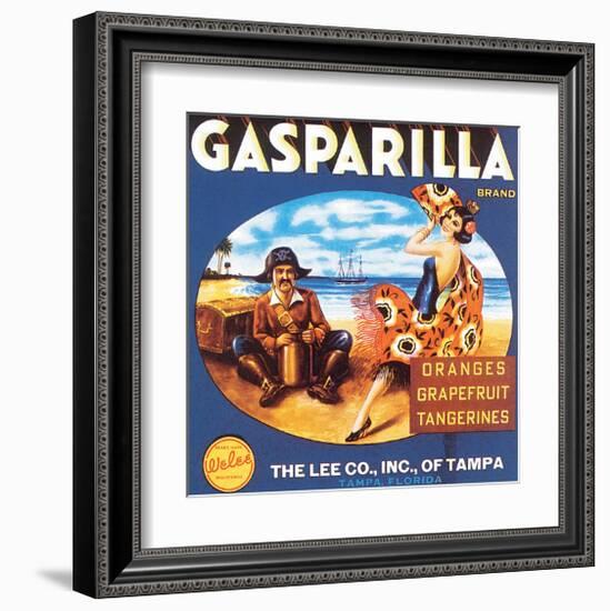 Gasparilla Citrus, Florida-null-Framed Art Print