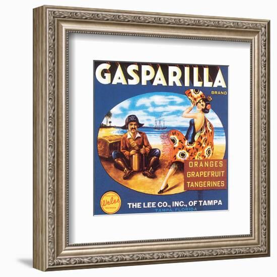 Gasparilla Citrus, Florida-null-Framed Art Print