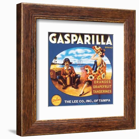 Gasparilla Citrus, Florida-null-Framed Art Print