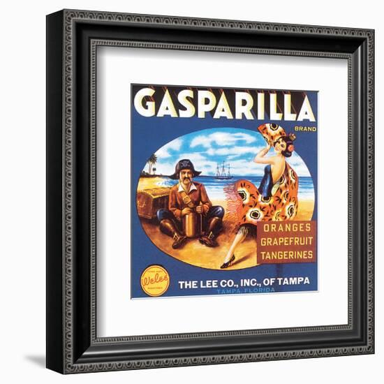 Gasparilla Citrus, Florida-null-Framed Art Print