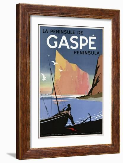 Gaspe-Vintage Apple Collection-Framed Giclee Print