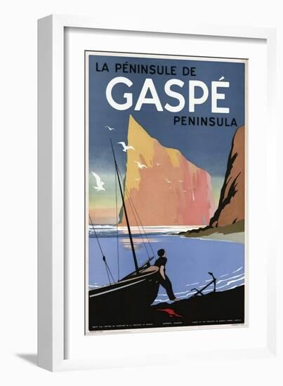 Gaspe-Vintage Apple Collection-Framed Giclee Print