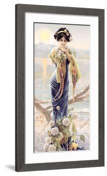 Gasper Camps Evening Hydrangea-Gaspar Camps-Framed Giclee Print