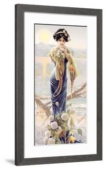 Gasper Camps Evening Hydrangea-Gaspar Camps-Framed Giclee Print
