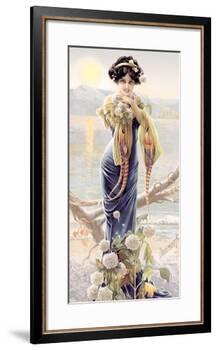 Gasper Camps Evening Hydrangea-Gaspar Camps-Framed Giclee Print