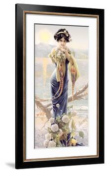 Gasper Camps Evening Hydrangea-Gaspar Camps-Framed Giclee Print