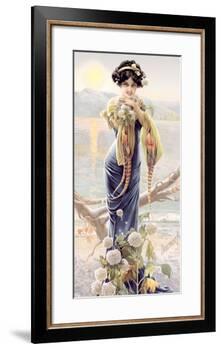 Gasper Camps Evening Hydrangea-Gaspar Camps-Framed Giclee Print