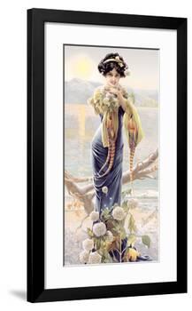 Gasper Camps Evening Hydrangea-Gaspar Camps-Framed Giclee Print