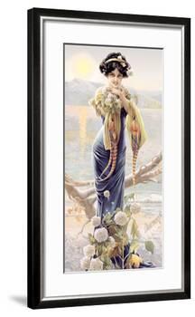 Gasper Camps Evening Hydrangea-Gaspar Camps-Framed Giclee Print