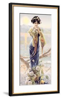 Gasper Camps Evening Hydrangea-Gaspar Camps-Framed Giclee Print