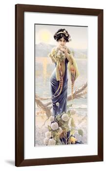 Gasper Camps Evening Hydrangea-Gaspar Camps-Framed Giclee Print