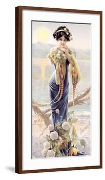 Gasper Camps Evening Hydrangea-Gaspar Camps-Framed Giclee Print