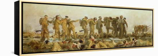 Gassed, an Oil Study, 1918-19-John Singer Sargent-Framed Premier Image Canvas