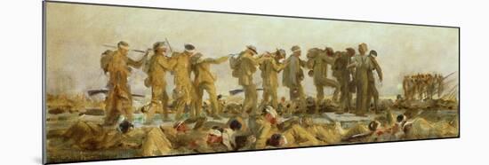 Gassed, an Oil Study, 1918-19-John Singer Sargent-Mounted Giclee Print