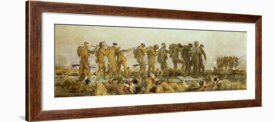 Gassed, an Oil Study, 1918-19-John Singer Sargent-Framed Giclee Print