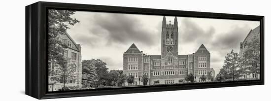 Gasson Hall at Boston College in Chestnut Hill near Boston, Massachusetts, USA-Panoramic Images-Framed Premier Image Canvas