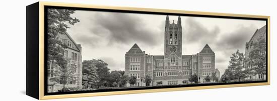 Gasson Hall at Boston College in Chestnut Hill near Boston, Massachusetts, USA-Panoramic Images-Framed Premier Image Canvas