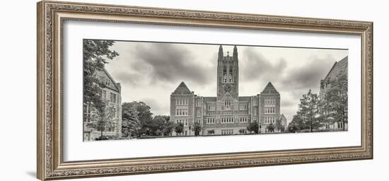 Gasson Hall at Boston College in Chestnut Hill near Boston, Massachusetts, USA-Panoramic Images-Framed Photographic Print