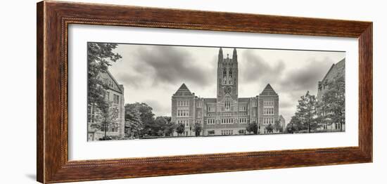 Gasson Hall at Boston College in Chestnut Hill near Boston, Massachusetts, USA-Panoramic Images-Framed Photographic Print