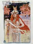 La Revelation, Brunnhilde (Brunehilde, Brynhildr) Decouvrant Siegmund Et Sieglinde - the Revelation-Gaston Bussiere-Giclee Print