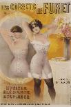 Les Corsets Le Furet Poster-Gaston Noury-Mounted Giclee Print