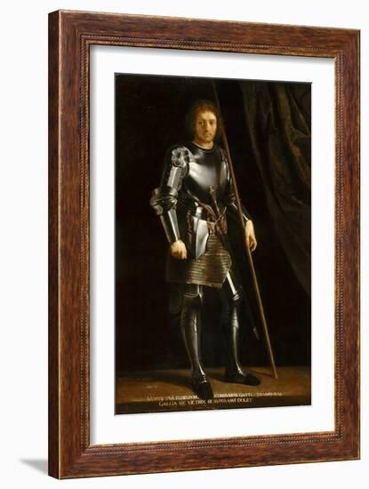 Gaston of Foix, Duke of Nemours (Warrior Sain) after Giorgione-Philippe De Champaigne-Framed Giclee Print