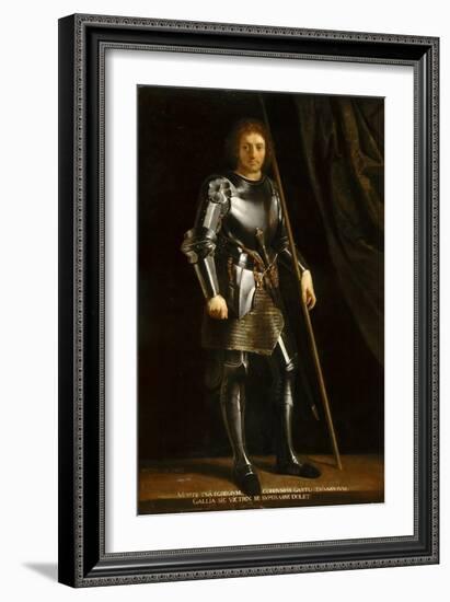 Gaston of Foix, Duke of Nemours (Warrior Sain) after Giorgione-Philippe De Champaigne-Framed Giclee Print