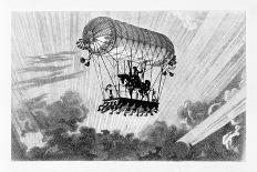 Satirical Engraving on the Fire of the Balloon of Miolan and Janinet 1784-Gaston Tissandier-Giclee Print