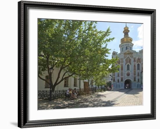 Gate Church of the Trinity, Kiev-Pechersk Lavra, UNESCO World Heritage Site, Kiev, Ukraine, Europe-Graham Lawrence-Framed Photographic Print