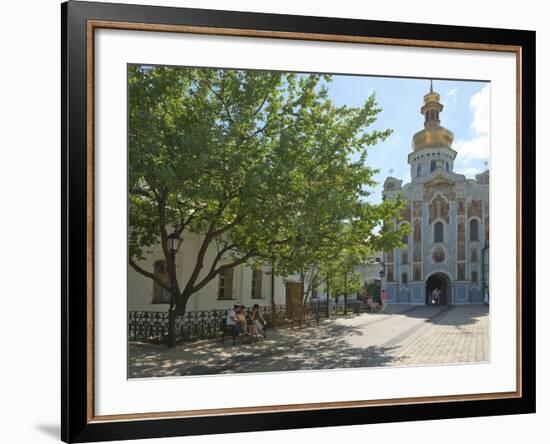 Gate Church of the Trinity, Kiev-Pechersk Lavra, UNESCO World Heritage Site, Kiev, Ukraine, Europe-Graham Lawrence-Framed Photographic Print