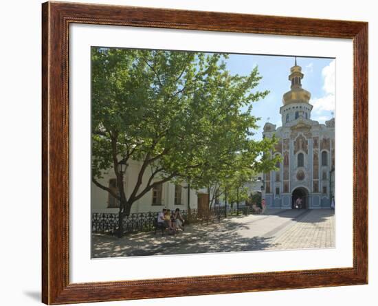 Gate Church of the Trinity, Kiev-Pechersk Lavra, UNESCO World Heritage Site, Kiev, Ukraine, Europe-Graham Lawrence-Framed Photographic Print