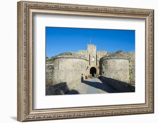 Gate D'Amboise, the Medieval Old Town, City of Rhodes-Michael Runkel-Framed Photographic Print