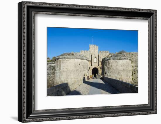 Gate D'Amboise, the Medieval Old Town, City of Rhodes-Michael Runkel-Framed Photographic Print