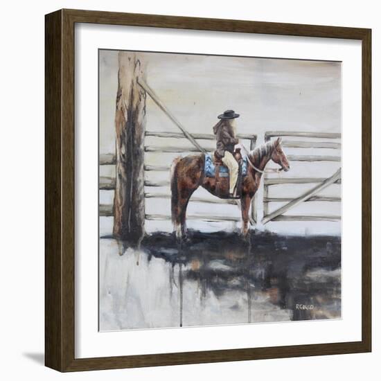 Gate Girl-Renee Gould-Framed Giclee Print