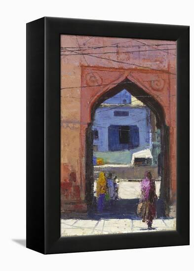 Gate, Jodphur, 2017-Andrew Gifford-Framed Premier Image Canvas