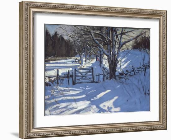 Gate Near Youlgreave, Derbyshire-Andrew Macara-Framed Giclee Print