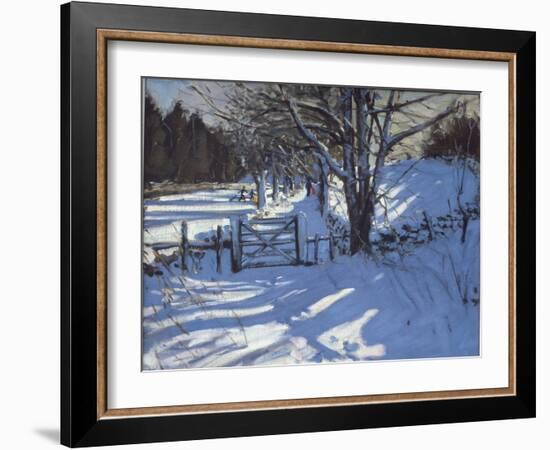 Gate Near Youlgreave, Derbyshire-Andrew Macara-Framed Giclee Print