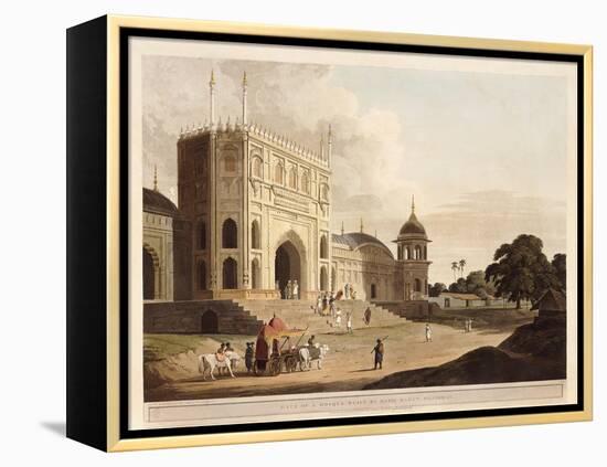 Gate of a Mosque Built by Hafiz Ramut, Pillibeat, 1825-1826-Thomas & William Daniell-Framed Premier Image Canvas