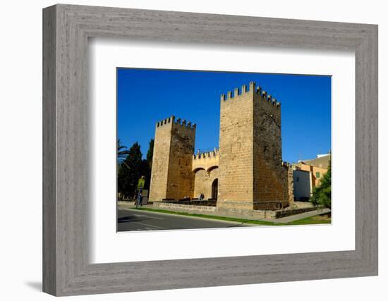 Gate of the city walls, Alcudia, Majorca, Balearic Islands, Spain, Europe-Carlo Morucchio-Framed Photographic Print