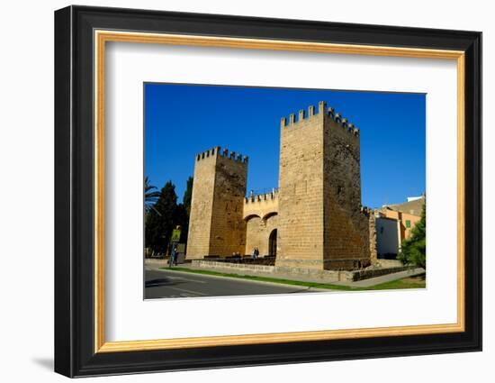 Gate of the city walls, Alcudia, Majorca, Balearic Islands, Spain, Europe-Carlo Morucchio-Framed Photographic Print