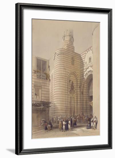 Gate of the Metwaleys, Cairo-David Roberts-Framed Premium Giclee Print