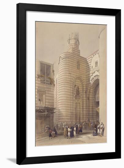 Gate of the Metwaleys, Cairo-David Roberts-Framed Premium Giclee Print