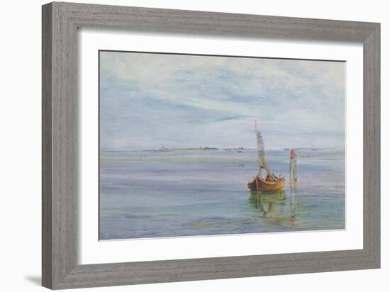 Gate of the Sea, Venice, 1873-John William Inchbold-Framed Giclee Print